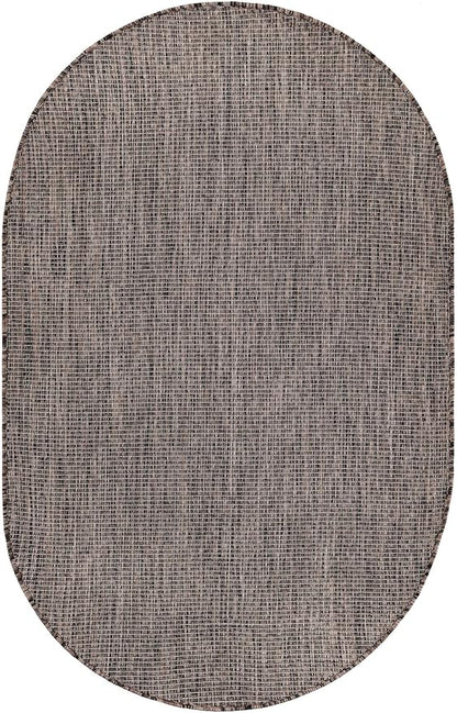 Unique Loom Outdoor Solid Collection Area Rug - Image 3
