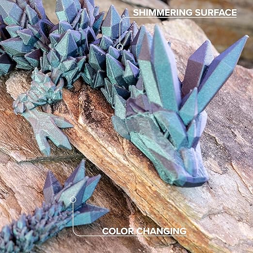 Polymaker Panchroma Green Color Changing PLA, Glitter Starlight Comet 3D - Image 4