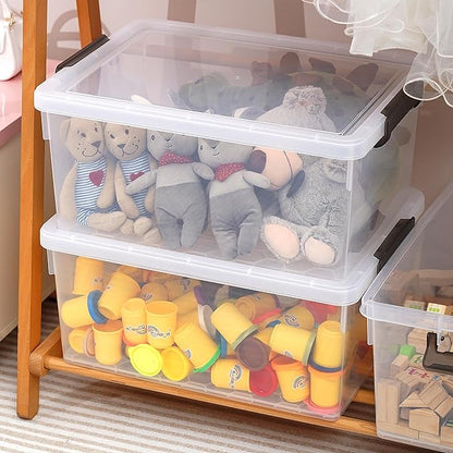 Citylife 48 QT 6 Packs Plastic Storage Bins - Image 7