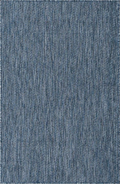 Unique Loom Collection Casual Transitional Solid Heathered Indoor/Outdoor - Image 9