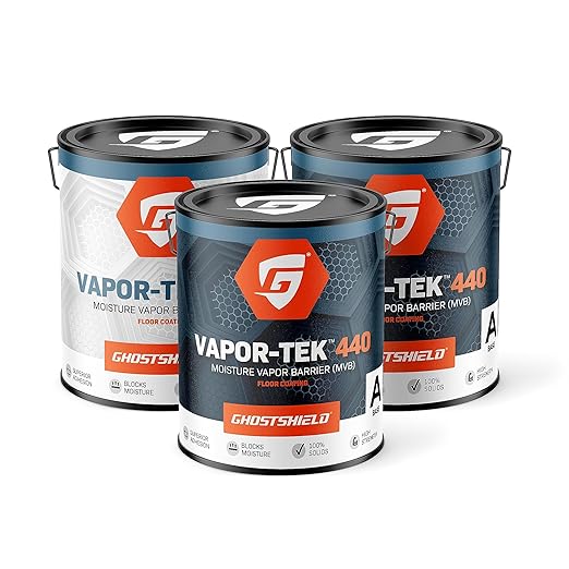 Vapor-Tek 440-100% Solids Epoxy Moisture Vapor Barrier by GhostshieldConcreteSealers