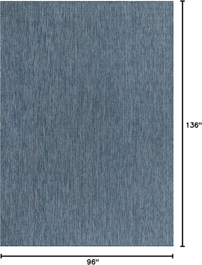 Unique Loom Collection Casual Transitional Solid Heathered Indoor/Outdoor - Image 3