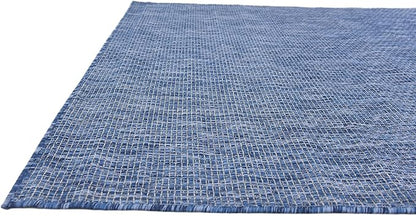 Unique Loom Collection Casual Transitional Solid Heathered Indoor/Outdoor - Image 8