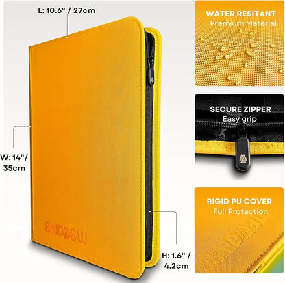 9 Pocket Trading Card Zip Binder - Image 2