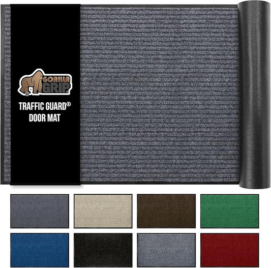 GORILLA GRIP Waterproof Traffic Guard Door Mat, Heavy Duty Entryway Mats by GorillaGrip
