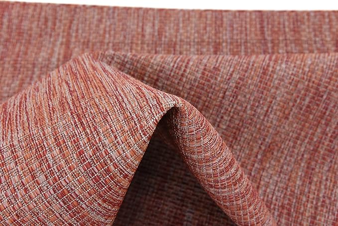 Unique Loom Collection Casual Transitional Solid Heathered Indoor/Outdoor - Image 10
