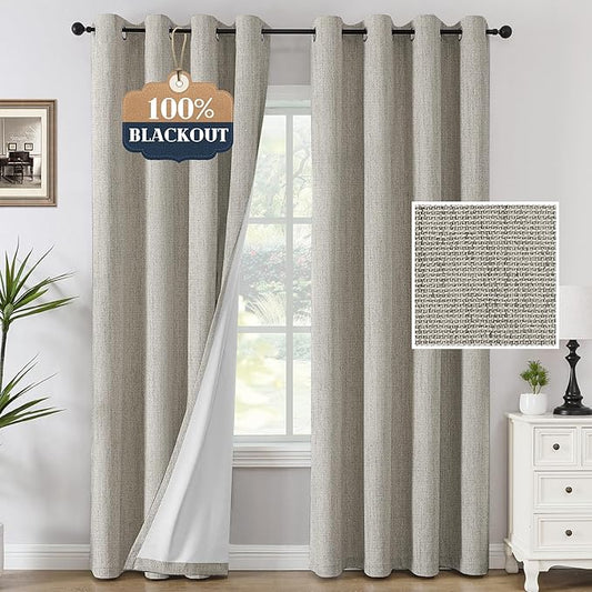 H.VERSAILTEX Premium Chenille Blackout Curtains by HVERSAILTEX