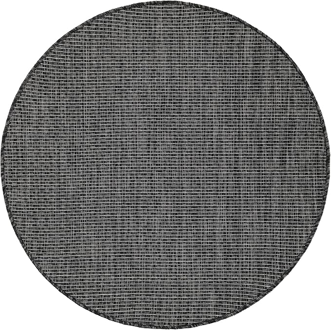 Unique Loom Outdoor Solid Collection Area Rug - Image 3