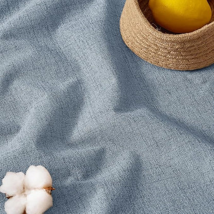 RYB HOME Smoky Blue 100% Blackout Curtains - Image 7