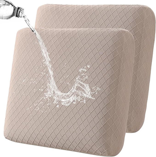 Fuloon Waterproof Seat Cushion Covers 2 PCS, Stretch Sofa Cushion Slipcovers by Fuloon