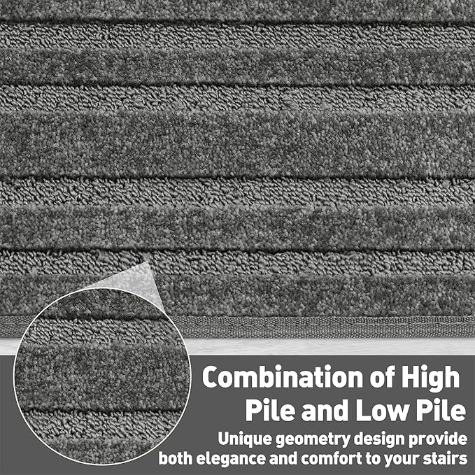 PURE ERA Carpet Stair Tread Landing Mat Tape Free Self Adhesive Non Slip Skid - Image 5