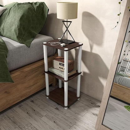 Homes: Inside + Out Apexa Modern 3-Tier Narrow Shelving Units, Collectibles - Image 4