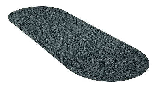 Guardian EcoGuard Diamond w/Double Fan Indoor Wiper Floor Mat, Recycled Plactic by GuardianFloorProtection