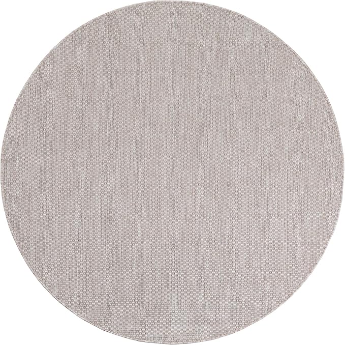 Unique Loom Outdoor Solid Collection Area Rug - Image 3