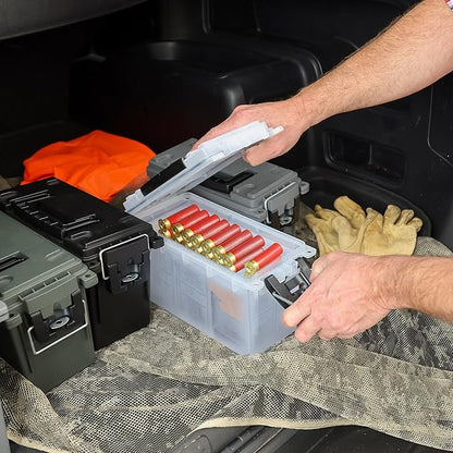 Sheffield 12635 Ammo Storage Box, Stackable .30 Cal Field Boxes, Water and Dust - Image 8