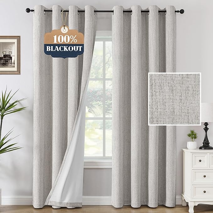 H.VERSAILTEX Premium Chenille Blackout Curtains by HVERSAILTEX