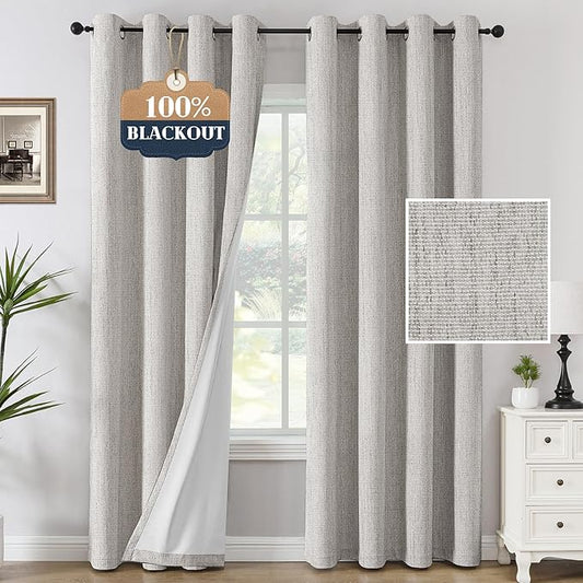 H.VERSAILTEX Premium Chenille Blackout Curtains by HVERSAILTEX