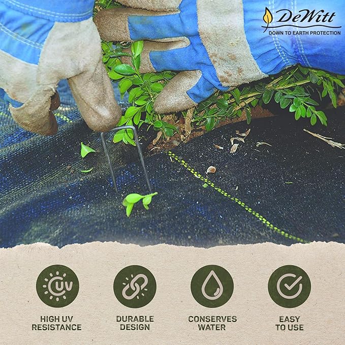 Dewitt 3-Pack Sunbelt Weed Barrier Fabric 3.2 oz, 6 x 300 Feet – Heavy-Duty - Image 6