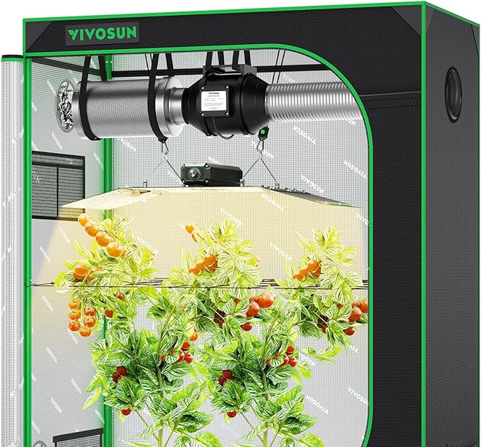 VIVOSUN Grow Tent Kit 2x4 Complete System, WiFi-Controlled Grow System - Image 2