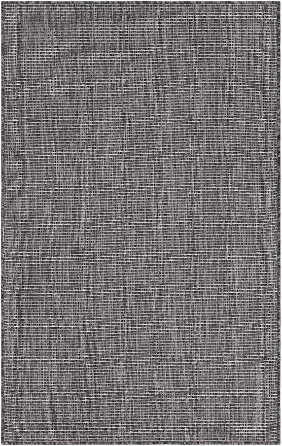 Unique Loom Outdoor Solid Collection Area Rug - Image 3