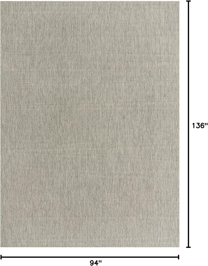 Unique Loom Outdoor Solid Collection Area Rug - Image 3