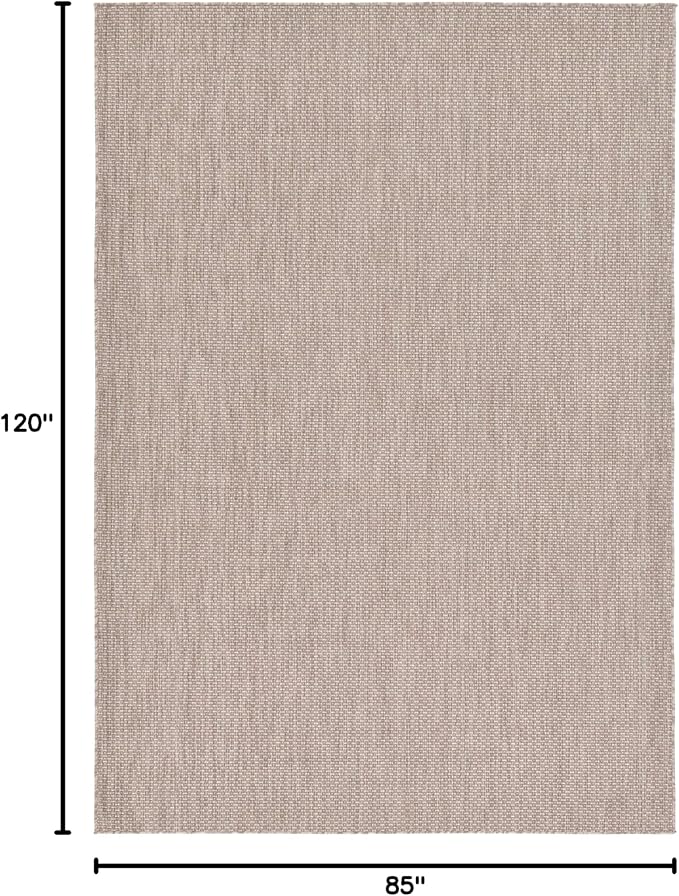 Unique Loom Collection Casual Transitional Solid Heathered Indoor/Outdoor - Image 2
