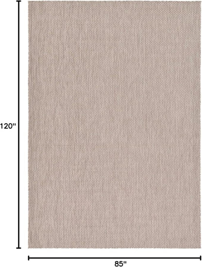 Unique Loom Collection Casual Transitional Solid Heathered Indoor/Outdoor - Image 2