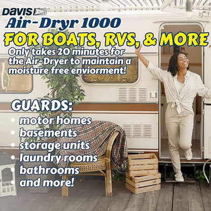 Davis Instruments Air-Dryr 1000 Dehumidifier Bundle Quiet Boat Dehumidifier - Image 6