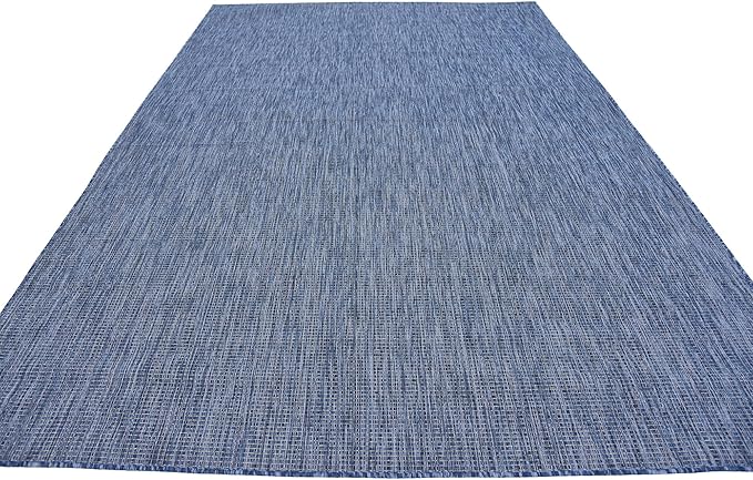 Unique Loom Collection Casual Transitional Solid Heathered Indoor/Outdoor - Image 6