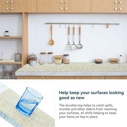 12" W x 120" L Non Adhesive Shelf Liner Kitchen Drawer Liner Pantry Liner - Image 6