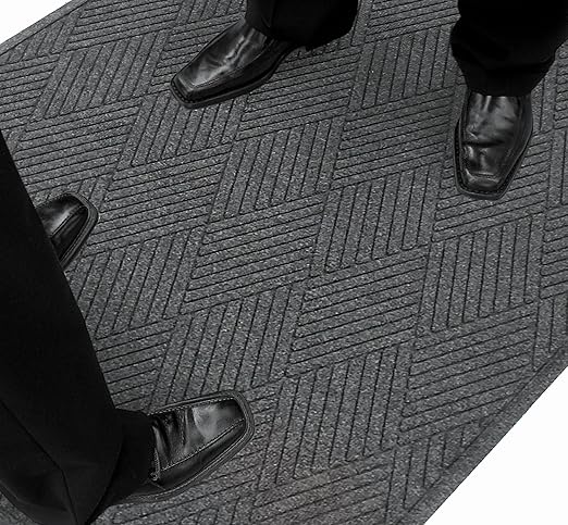 Guardian EcoGuard Diamond w/Double Fan Indoor Wiper Floor Mat, Recycled Plactic - Image 10