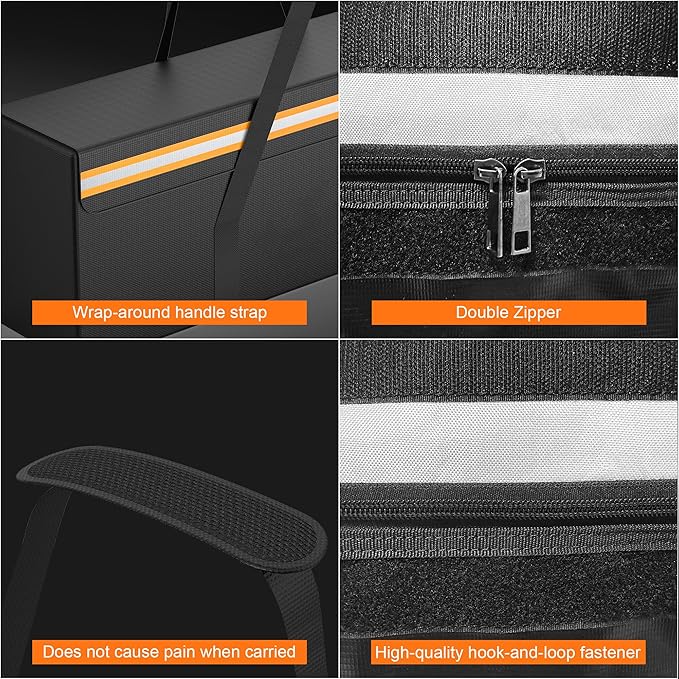 Large Fireproof Document Bags, Large Capacity Waterproof Storage Box - Image 7