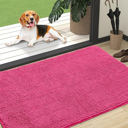 OLANLY Dog Door Mat for Muddy Paws 47x32, Absorbs Moisture and Dirt, Absorbent by OLANLY