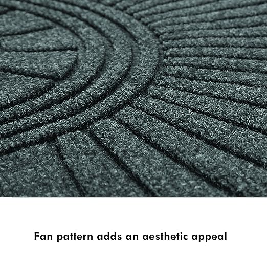 Guardian EcoGuard Diamond w/Double Fan Indoor Wiper Floor Mat, Recycled Plactic - Image 5