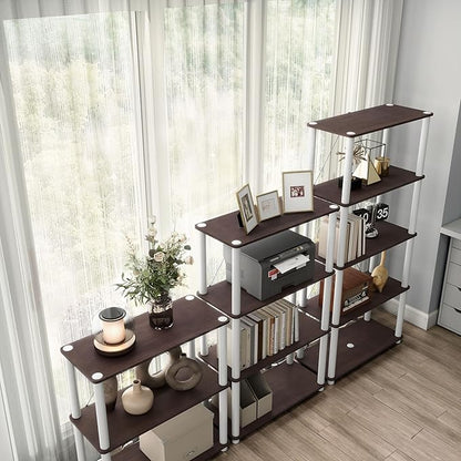 Homes: Inside + Out Apexa Modern 3-Tier Wide Shelving Units, Collectibles - Image 14