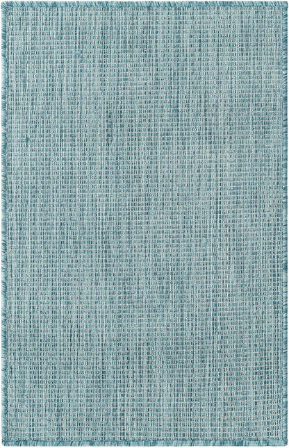 Unique Loom Collection Casual Transitional Solid Heathered Indoor/Outdoor - Image 3