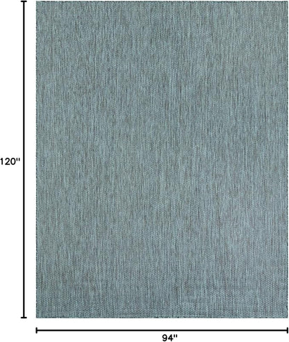 Unique Loom Outdoor Solid Collection Area Rug - Image 2
