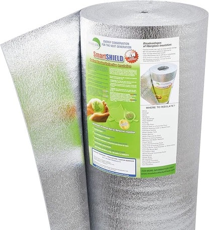INSULATION MARKETPLACE SmartSHIELD -3mm 48 inchx100Ft ReflectiveINSULATION roll by INSULATIONMARKETPLACE
