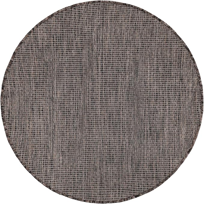 Unique Loom Outdoor Solid Collection Area Rug - Image 2