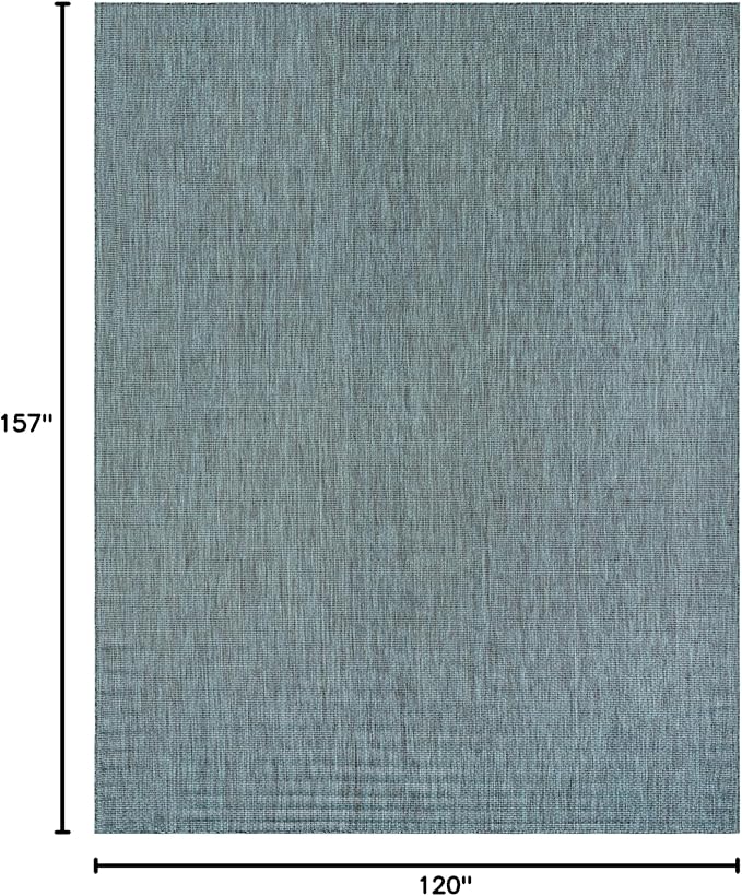 Unique Loom Outdoor Solid Collection Area Rug - Image 2