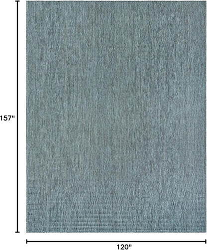 Unique Loom Outdoor Solid Collection Area Rug - Image 2