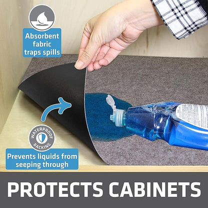 Drymate Premium Under Sink Mat, Waterproof Cabinet Protection Mats - Image 2