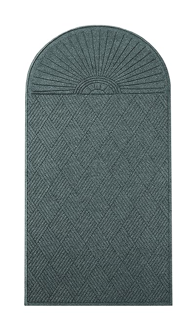 Guardian EcoGuard Diamond w/Single Fan Indoor Wiper Floor Mat, Recycled Plactic by GuardianFloorProtection
