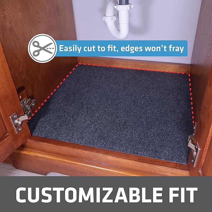 Drymate Premium Under Sink Mat, Waterproof Cabinet Protection Mats - Image 3