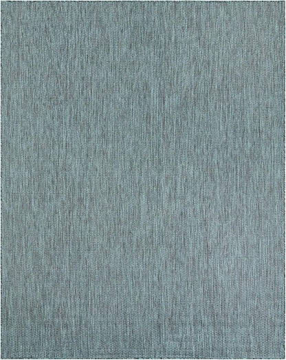 Unique Loom Outdoor Solid Collection Area Rug - Image 3