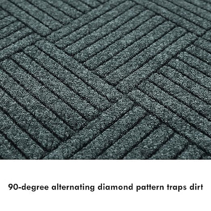 Guardian EcoGuard Diamond Indoor Wiper Floor Mat, Recycled Plactic and Rubber - Image 6