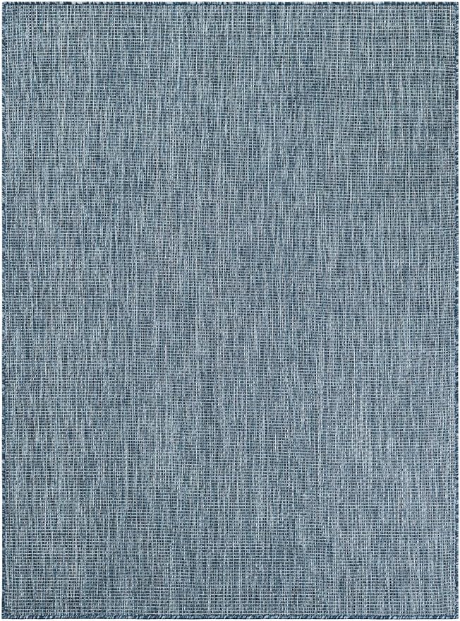Unique Loom Outdoor Solid Collection Area Rug - Image 3