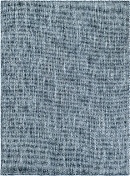 Unique Loom Outdoor Solid Collection Area Rug - Image 3