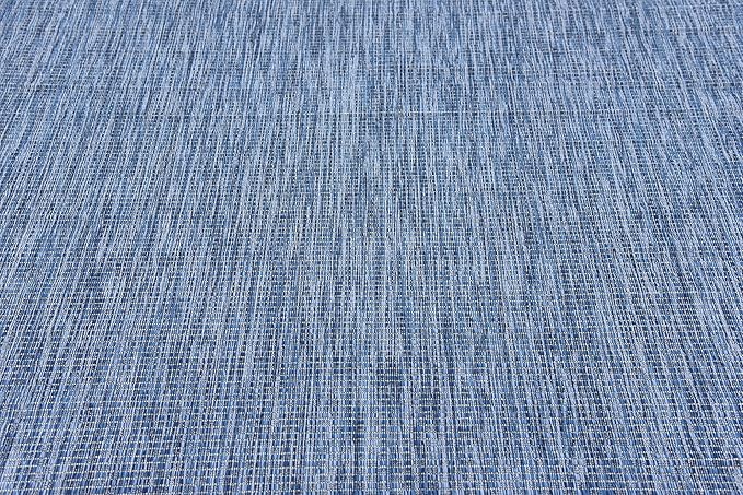 Unique Loom Collection Casual Transitional Solid Heathered Indoor/Outdoor - Image 7