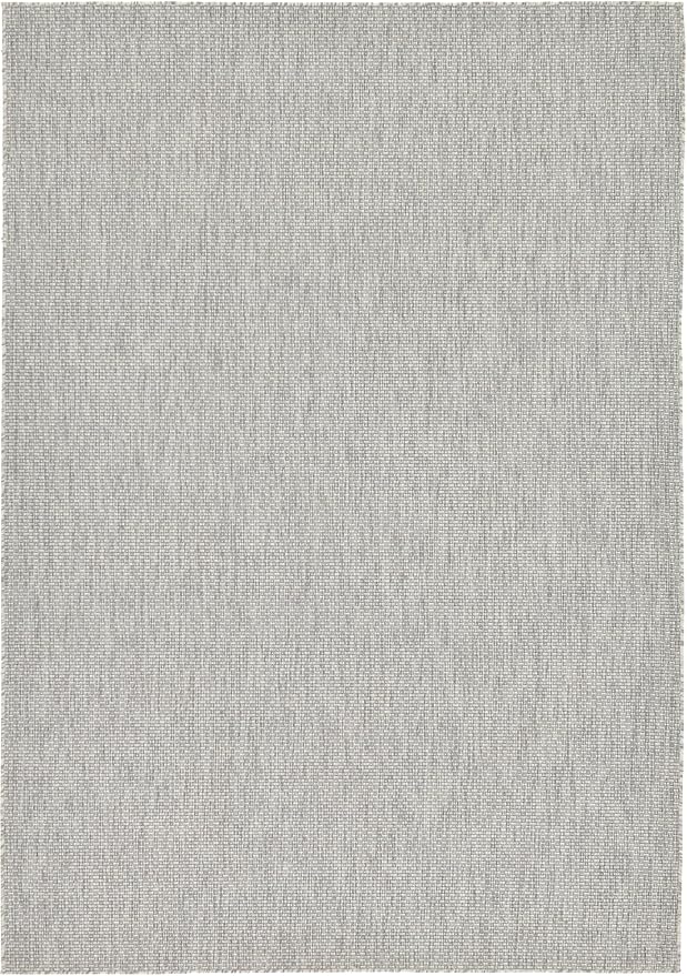 Unique Loom Collection Casual Transitional Solid Heathered Indoor/Outdoor by UniqueLoom